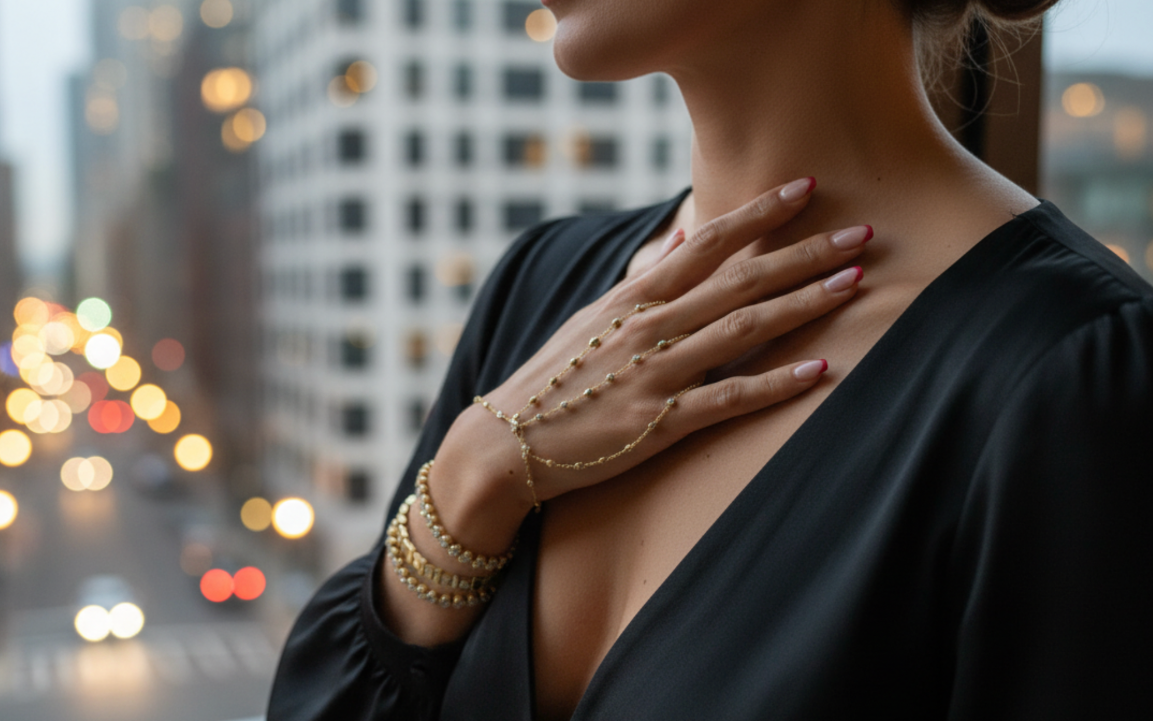 Triple Chain Handkette