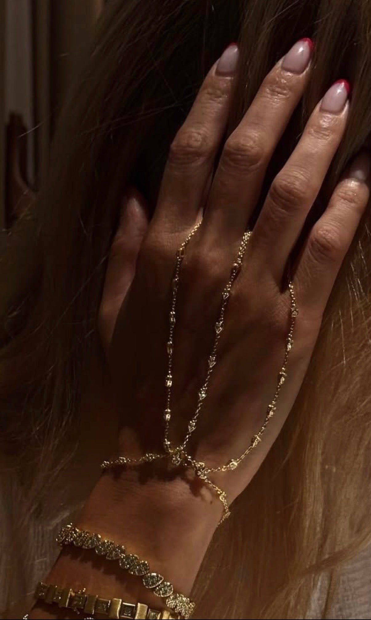 Triple Chain Handkette